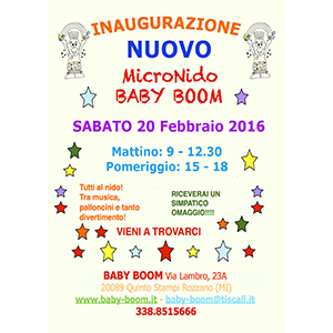 Inaugurazione Baby Boom